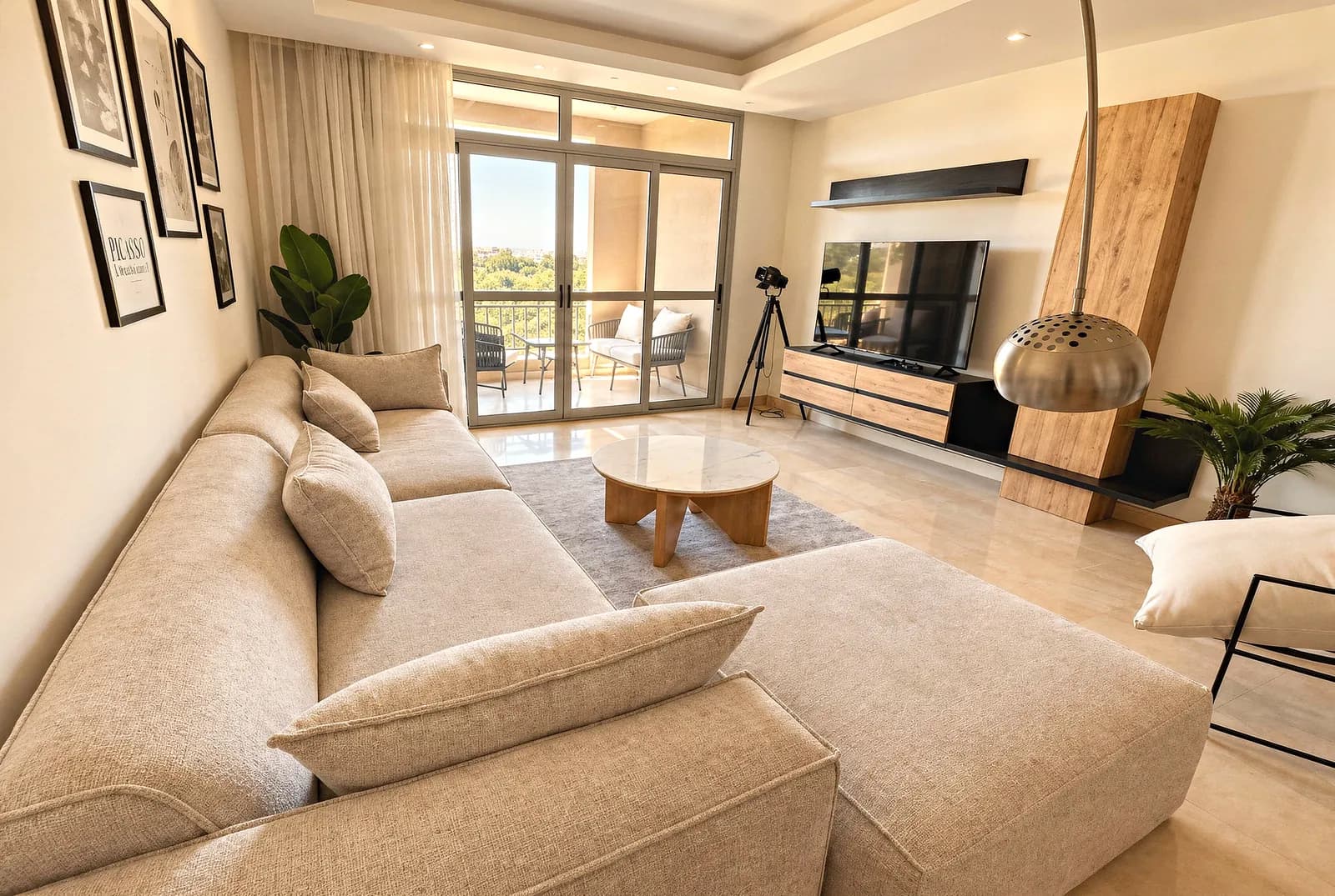 2-bedroom apartment in Cairo Festival City Living — living room