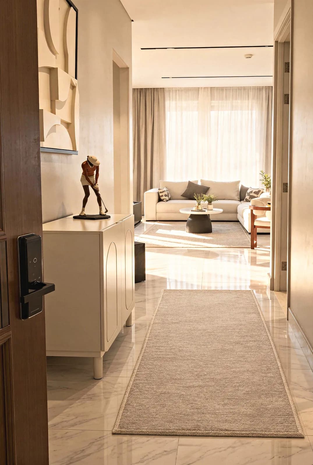 2-bedroom serviced apartment in JW Marriott Residences, Al Jazi — photo 2 of 14